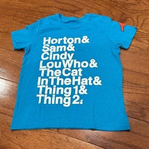 Hatch for kids Blue Dr. Seuss Character Tee unisex